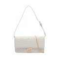 Fendi Shoulder Bag Baguette Zucca Leather