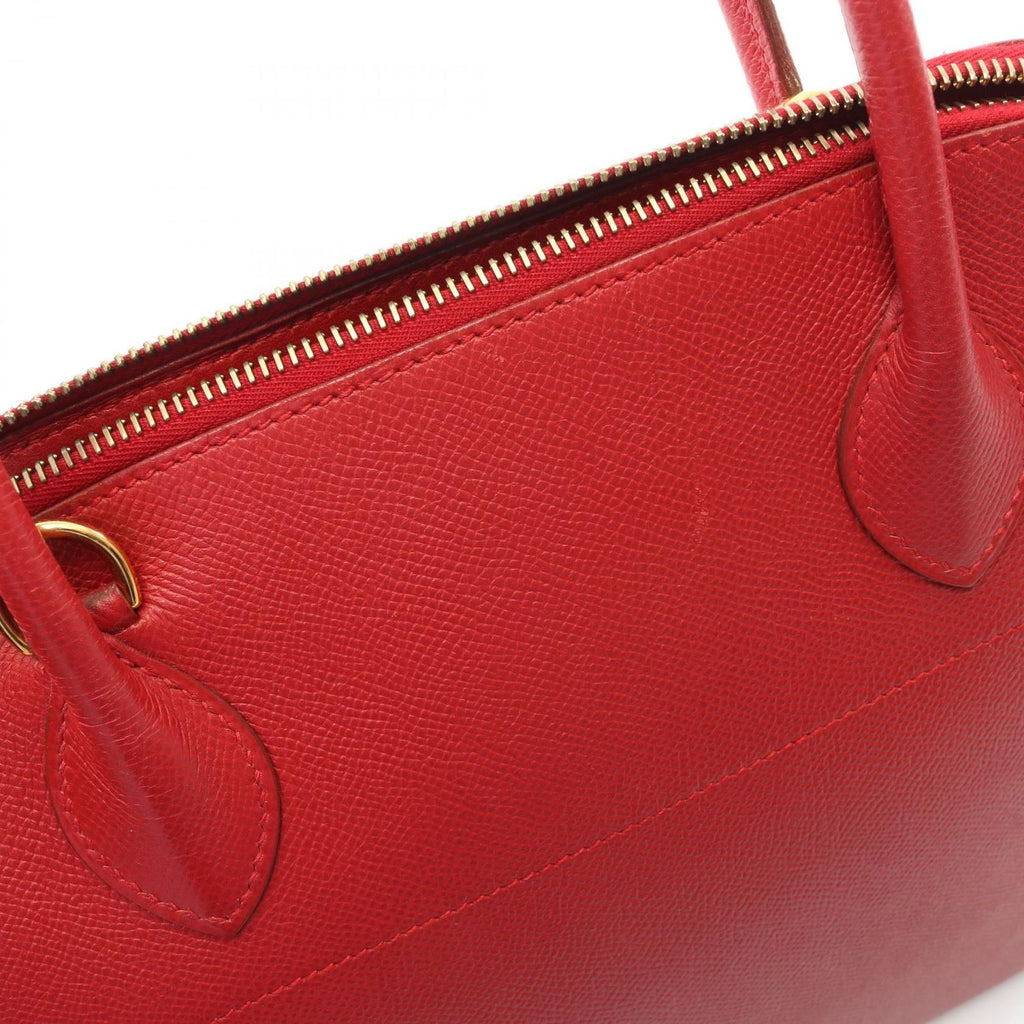 Hermes Handbag Bolide 31 Rouge Vif 2-Way Vif Leather — view 8