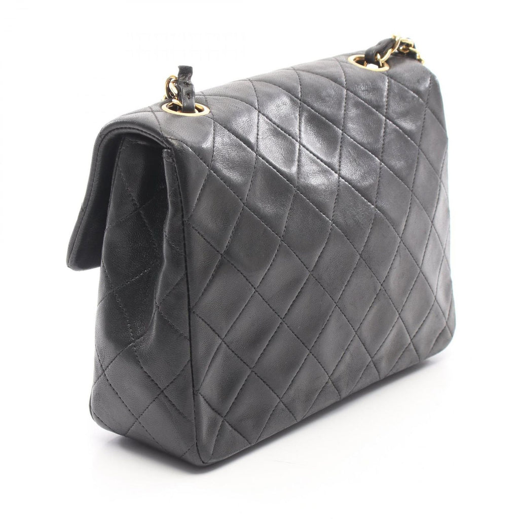 Chanel Shoulder Bag Mini Quilted 20 Black Lambskin Mini Chain — view 2