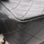 Chanel Shoulder Bag Mini Quilted 20 Black Lambskin Mini Chain — view 8