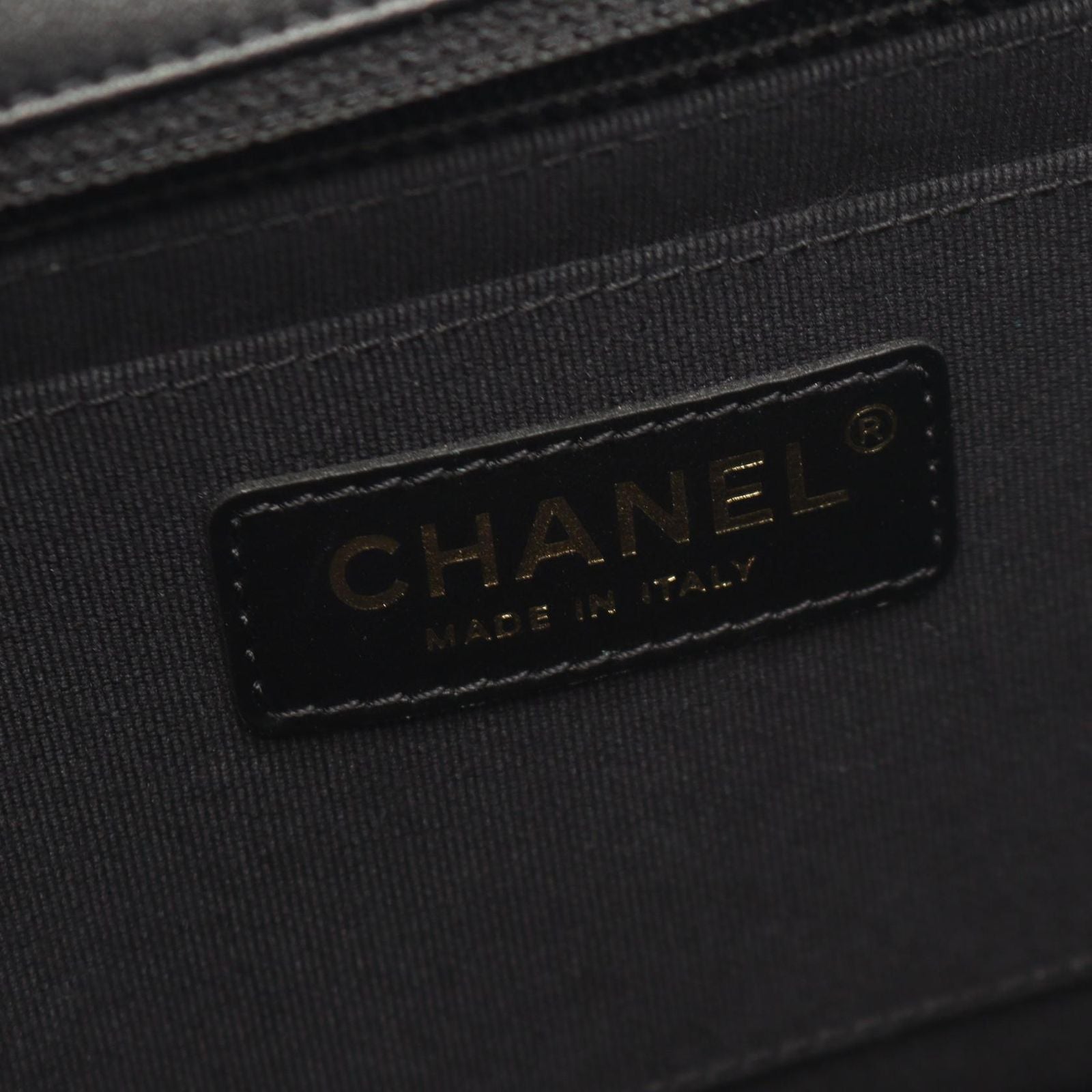 Chanel Shoulder Bag Quilted Black Lambskin Chain — view 4