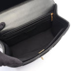 Chanel Shoulder Bag Quilted Black Lambskin Chain — view 3