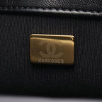 Chanel Shoulder Bag Quilted Black Lambskin Chain — view 5