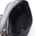 Chanel Shoulder Bag Quilted Black Lambskin Chain — view 3