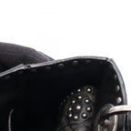 Dior Handbag Lady Dior 2-Way Black Khaki Leather Lady Dior Studs Tote — view 9