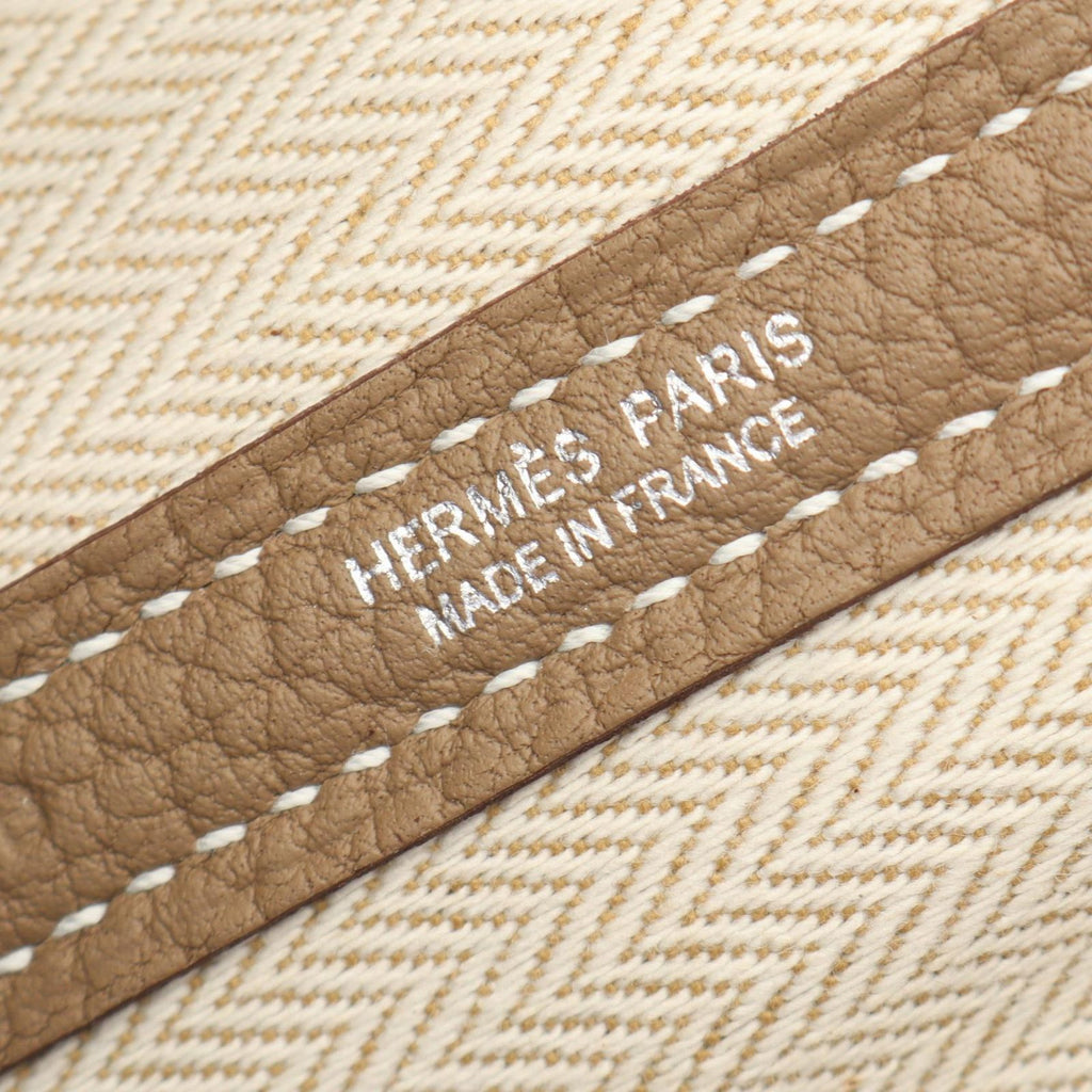 Hermes Tote Garden Party TPM Etoupe Leather — view 4