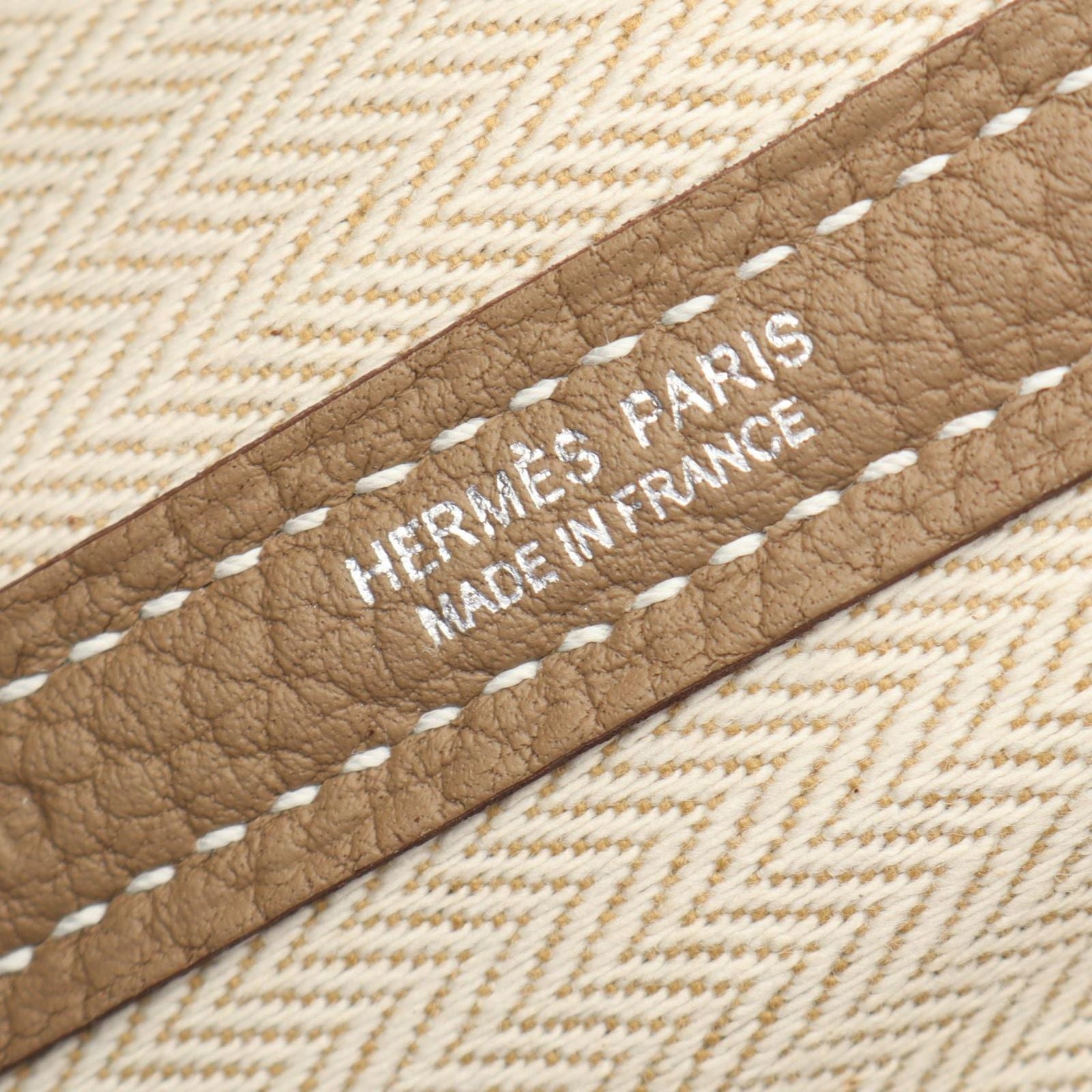 Hermes Tote Garden Party TPM Etoupe Leather — view 4