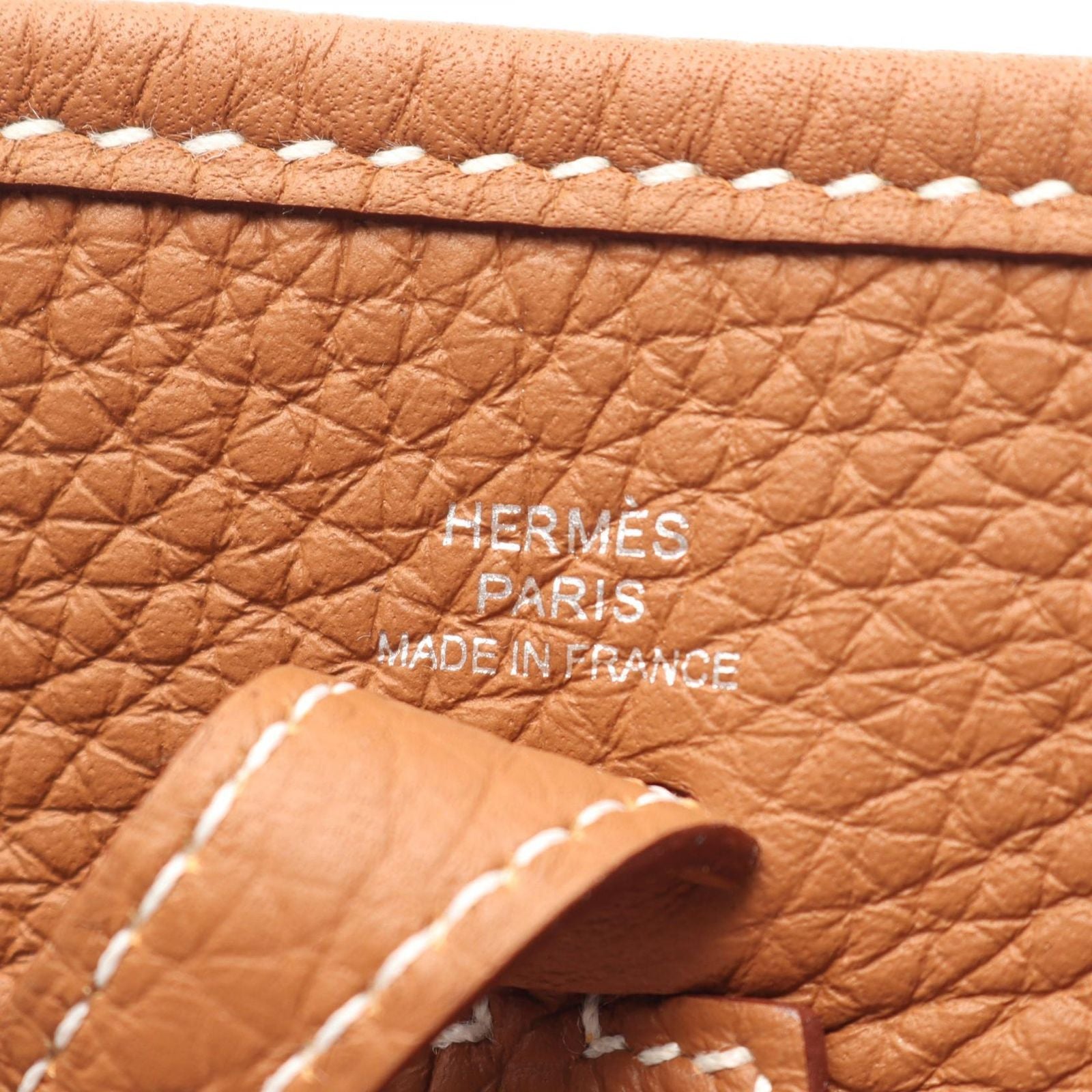 Hermes Shoulder Bag Evelynamazon TPM Gold Leather — view 4