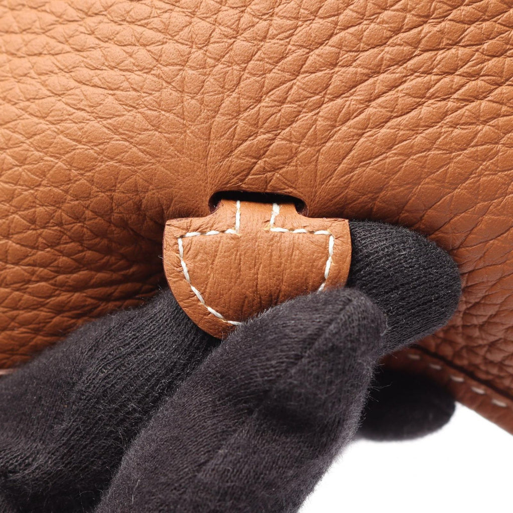 Hermes Shoulder Bag Evelynamazon TPM Gold Leather — view 5