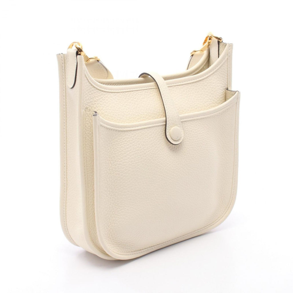 Hermes Shoulder Bag Evelyne 23 Cream Leather — view 2