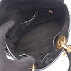 Dior Handbag Lady Dior Small Cannage 2-Way Black Leather Lady Dior Tote — view 3