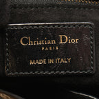 Dior Handbag Lady Dior Small Cannage 2-Way Black Leather Lady Dior Tote — view 4
