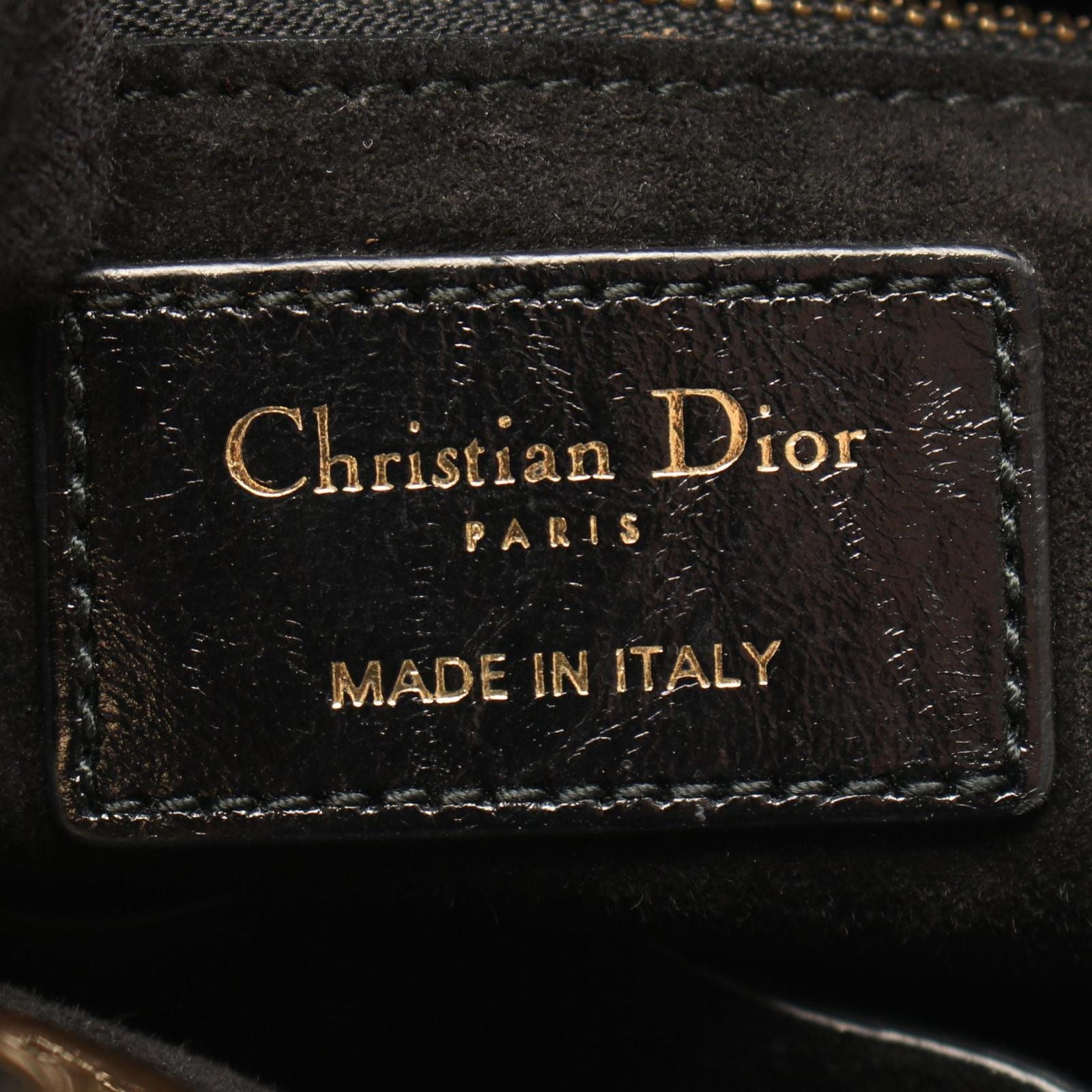 Dior Handbag Lady Dior Small Cannage 2-Way Black Leather Lady Dior Tote — view 4