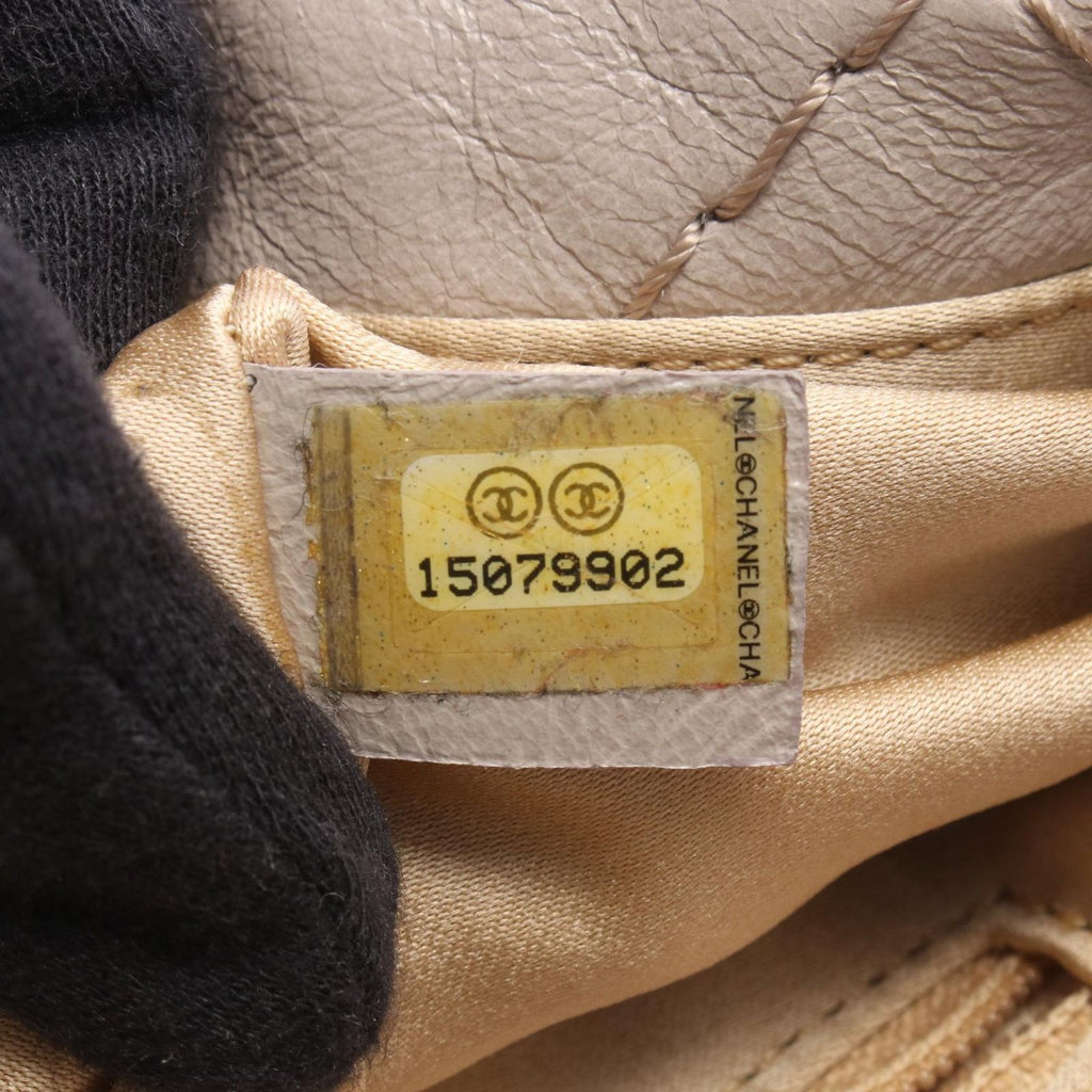Chanel Shoulder Bag Ultra Stitch Bag Gray Leather — view 5