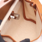 Hermes Shoulder Bag Herbag Zip Mini Ecru Fauve Canvas Leather — view 3