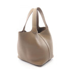 Hermes Handbag Picotin Lock MM Etoupe Leather — view 2