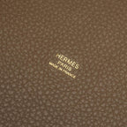 Hermes Handbag Picotin Lock MM Etoupe Leather — view 4
