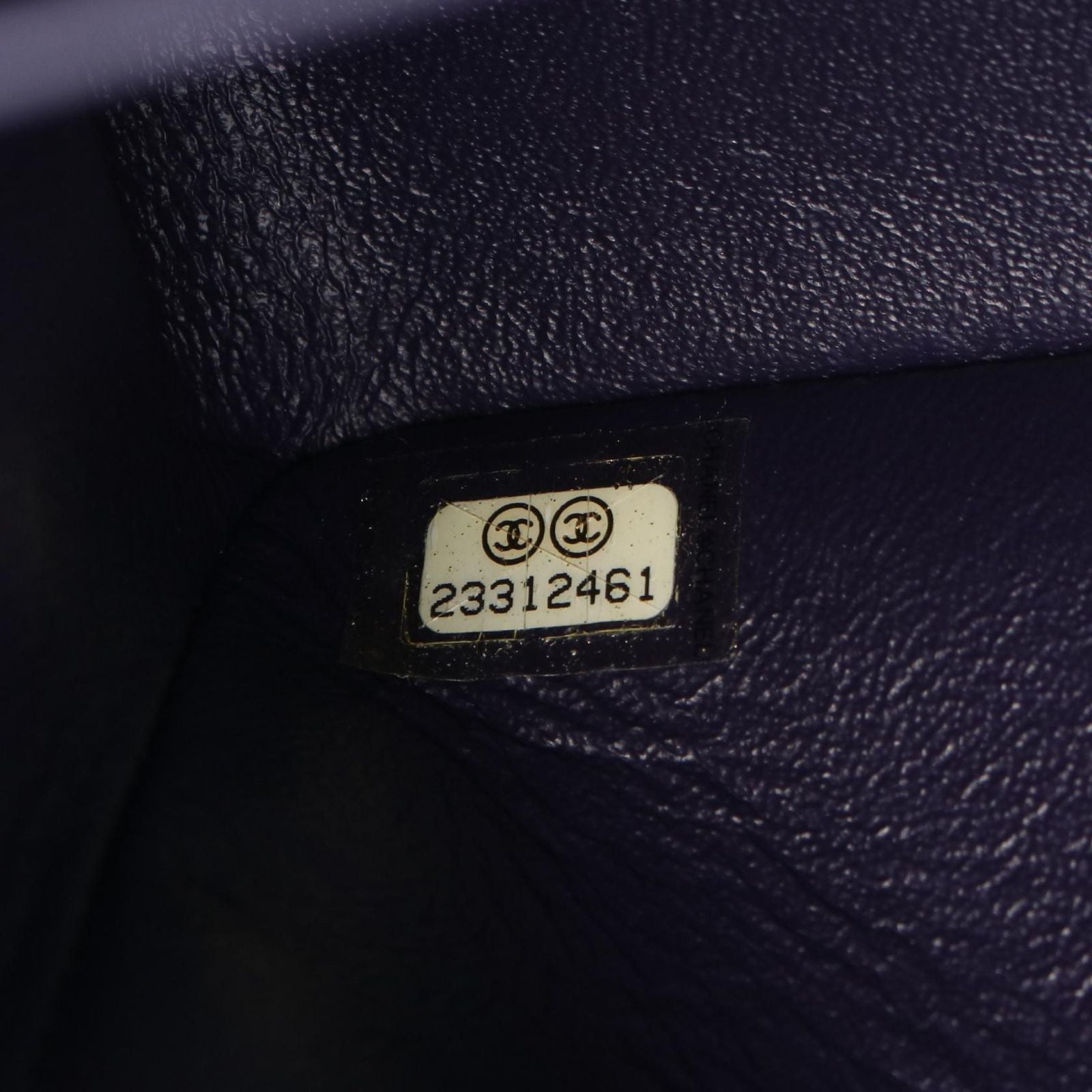 Chanel Shoulder Bag Deca Quilted 30 Classic Large Double Flap Purple Lambskin — view 5