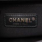 Chanel Shoulder Bag Boy Small Black Caviar Leather Chain — view 4