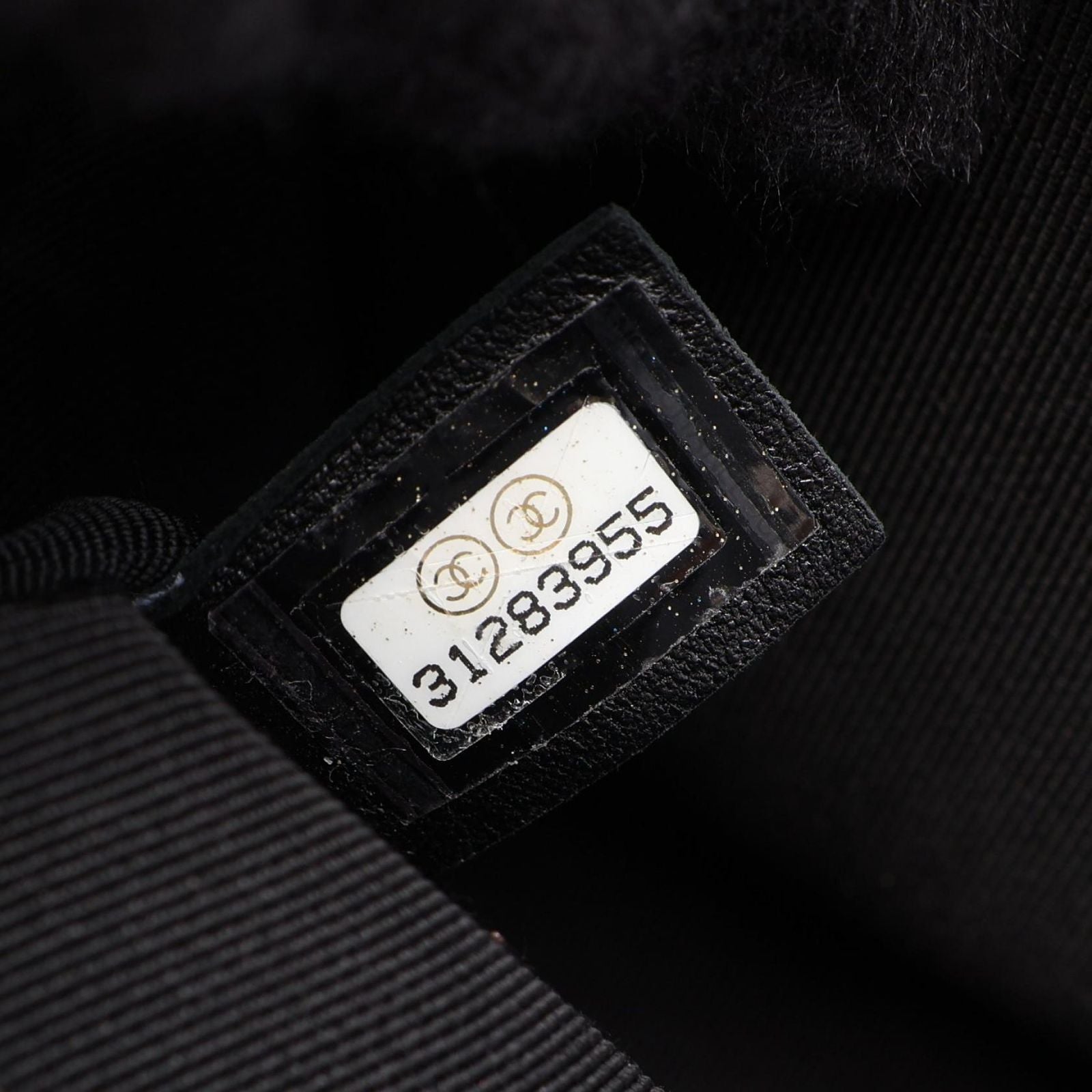 Chanel Shoulder Bag Boy Small Black Caviar Leather Chain — view 5