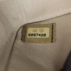 Chanel Shoulder Bag Quilted Double Flap Light Gray Lambskin Chain — view 5