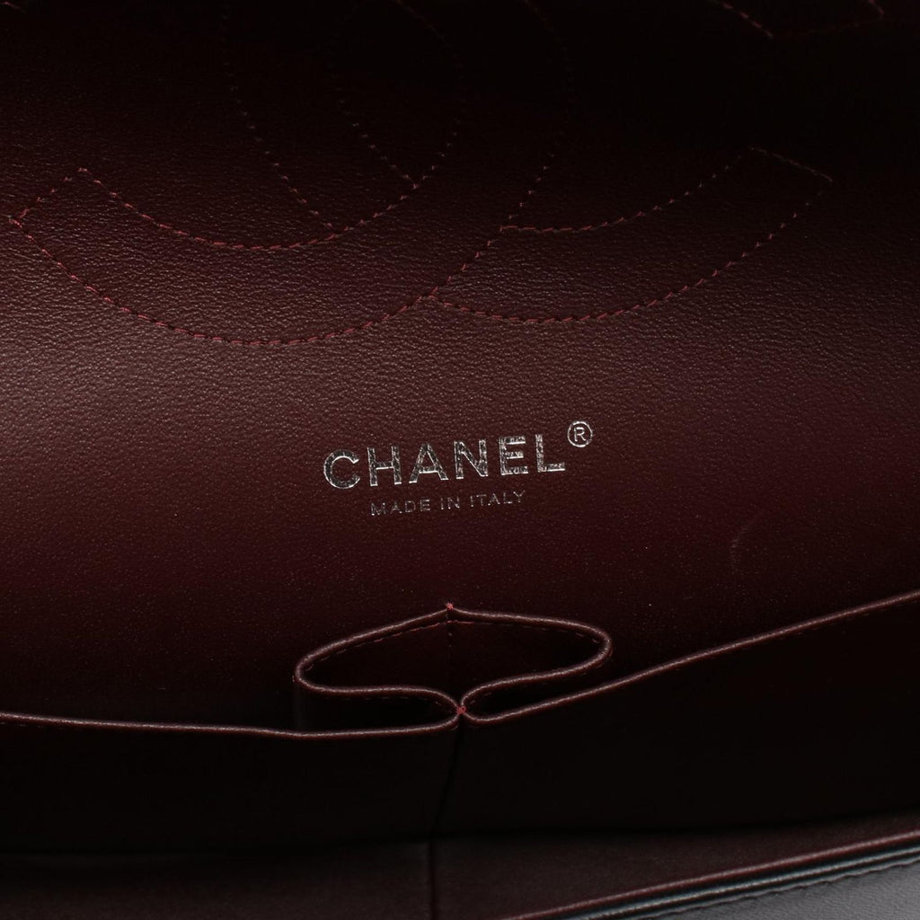 Chanel Shoulder Bag Deca Quilted 30 Classic Large Double Flap Black Lambskin — view 4