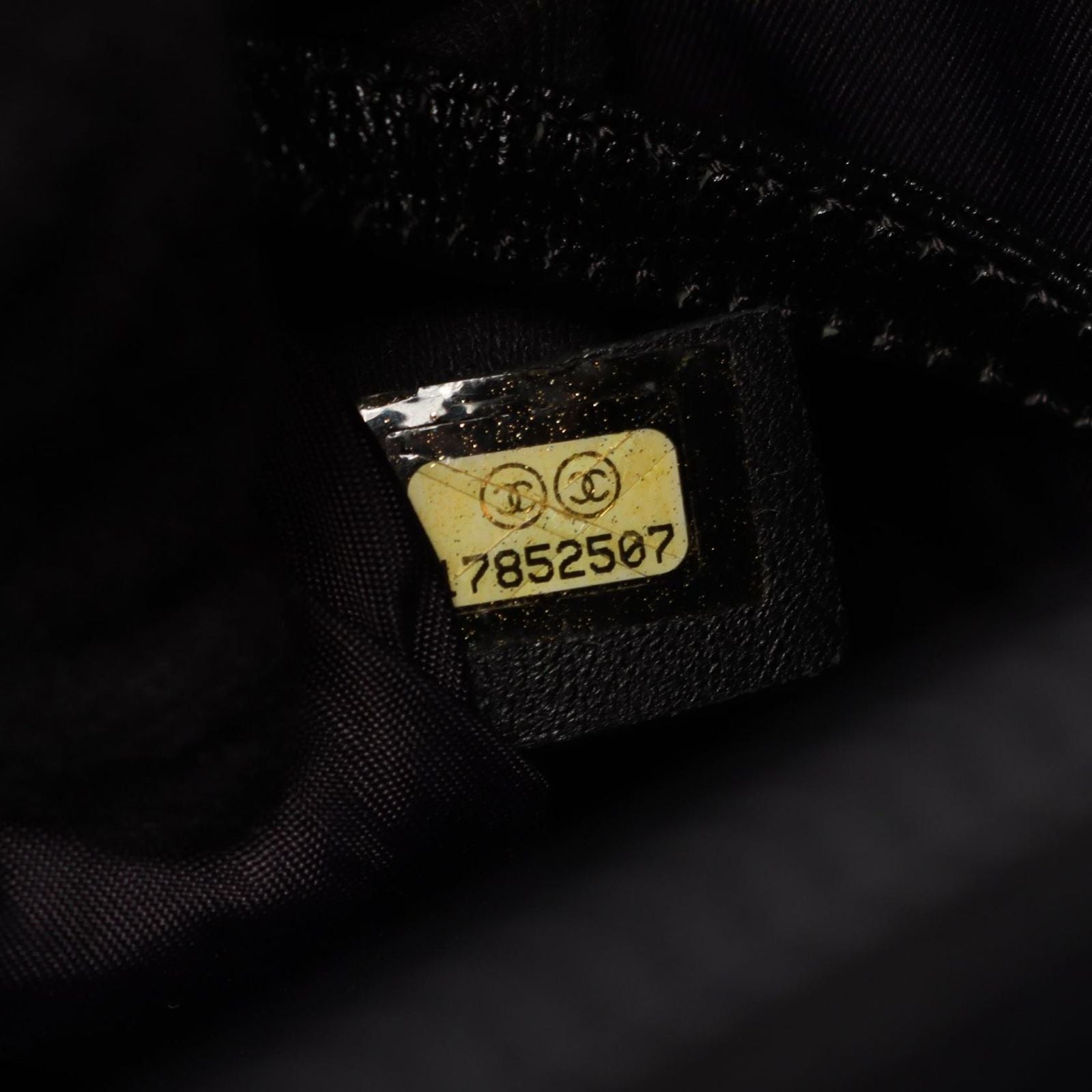 Chanel Tote Paris Biarritz PM Black Canvas Leather PM — view 5