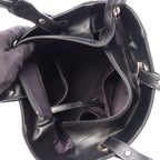 Chanel Tote Paris Biarritz PM Black Canvas Leather PM — view 3