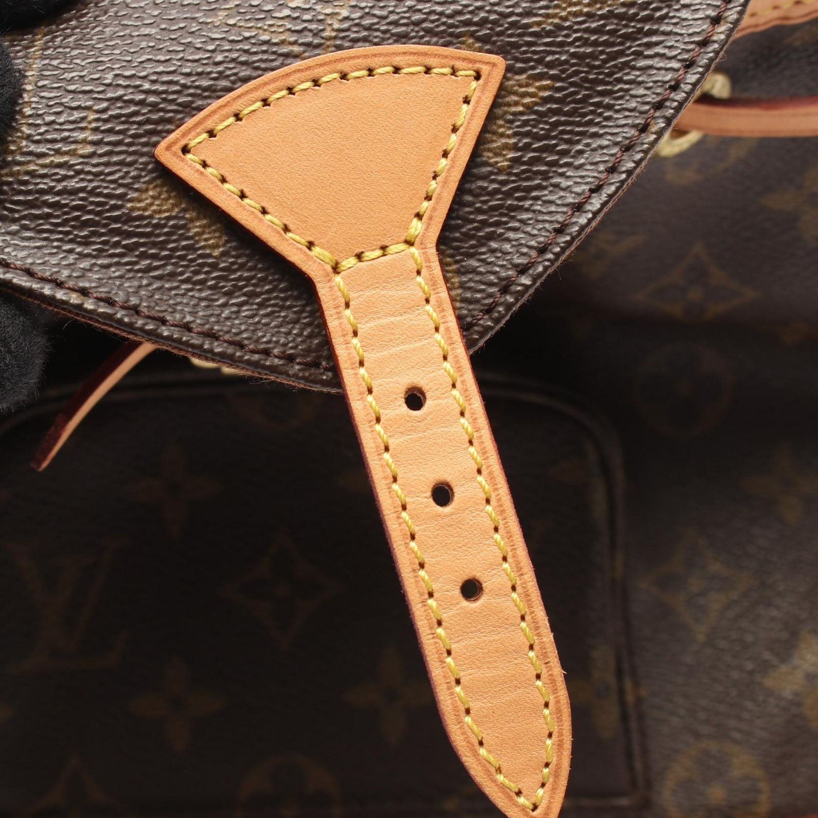 Louis Vuitton Backpack Mini Montsouris Canvas Leather — view 7