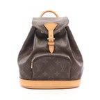 Louis Vuitton Backpack Mini Montsouris Canvas Leather