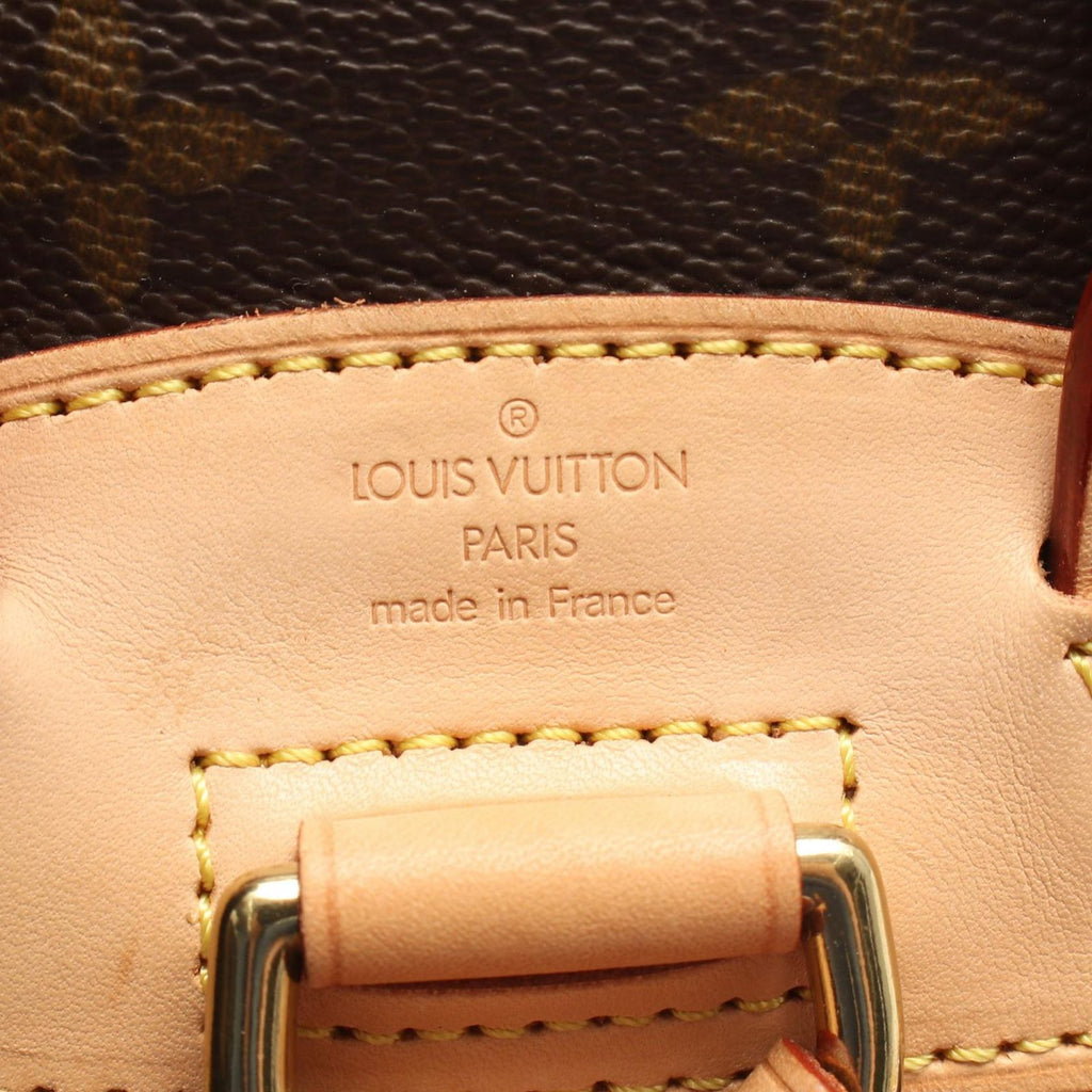 Louis Vuitton Backpack Mini Montsouris Canvas Leather — view 4