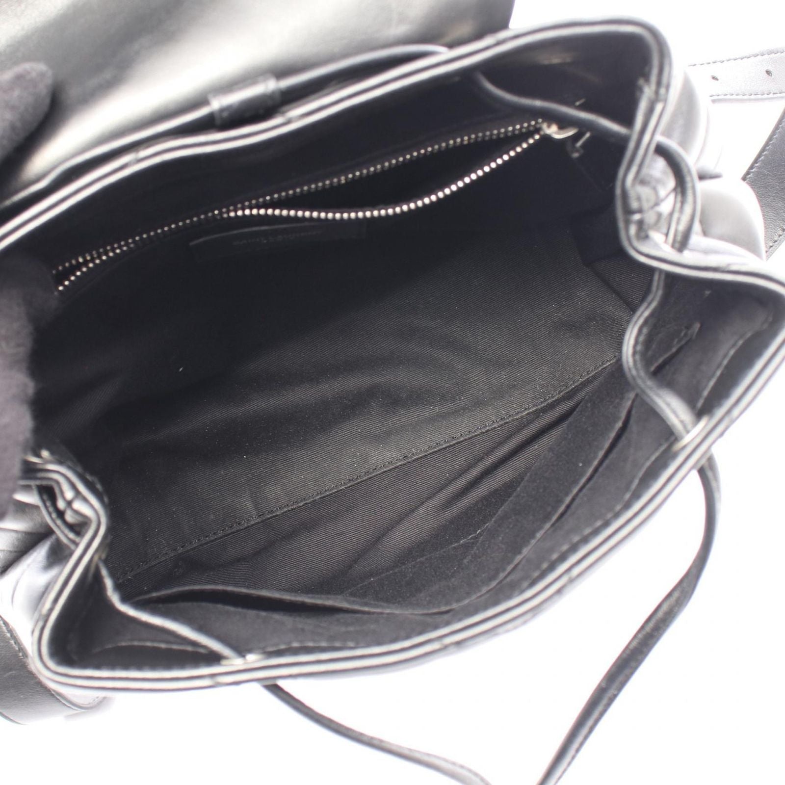 Saint Laurent Paris Backpack Loulou Black Leather Small — view 3