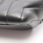Saint Laurent Paris Backpack Loulou Black Leather Small — view 7