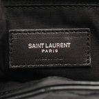 Saint Laurent Paris Backpack Loulou Black Leather Small — view 4