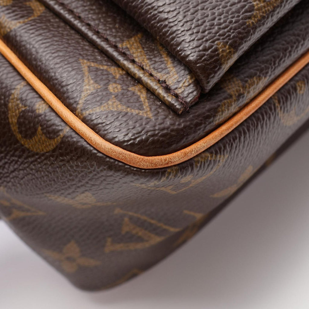 Louis Vuitton Shoulder Bag Viva City PM Canvas Leather — view 9