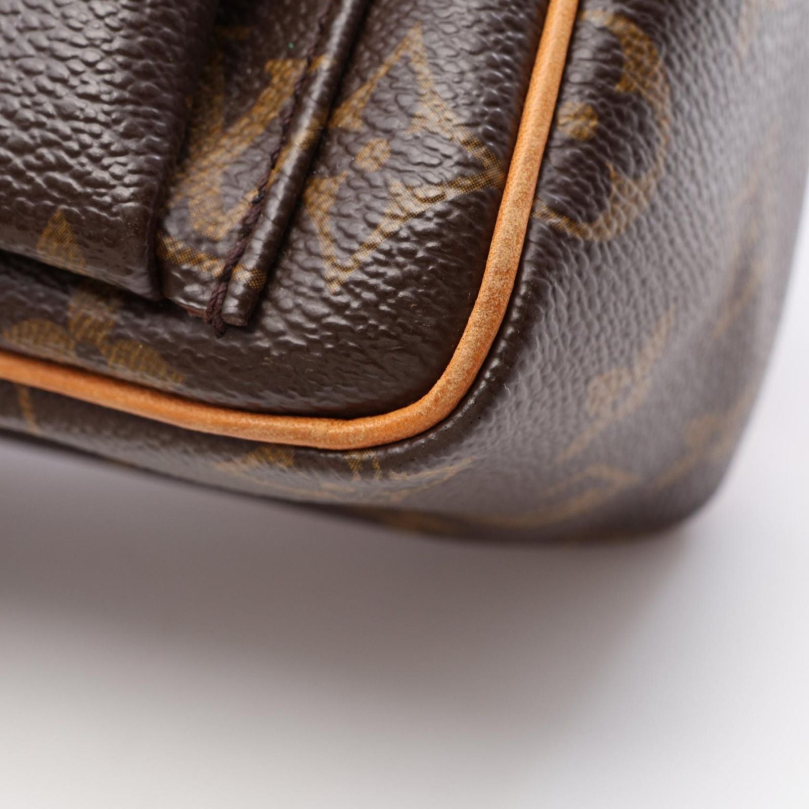 Louis Vuitton Shoulder Bag Viva City PM Canvas Leather — view 8
