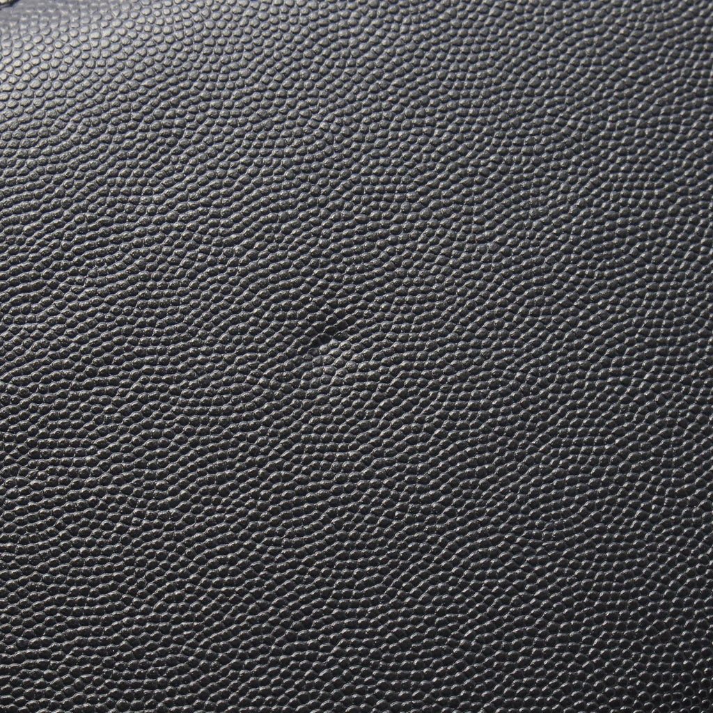 Chanel Handbag Quilted Black Caviar Leather Vanity — view 6