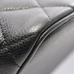 Chanel Tote Reissue Black Caviar Leather — view 6