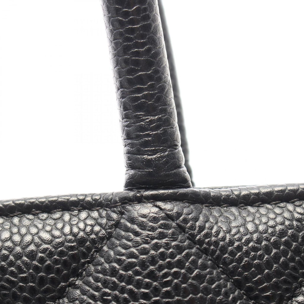 Chanel Tote Reissue Black Caviar Leather — view 7