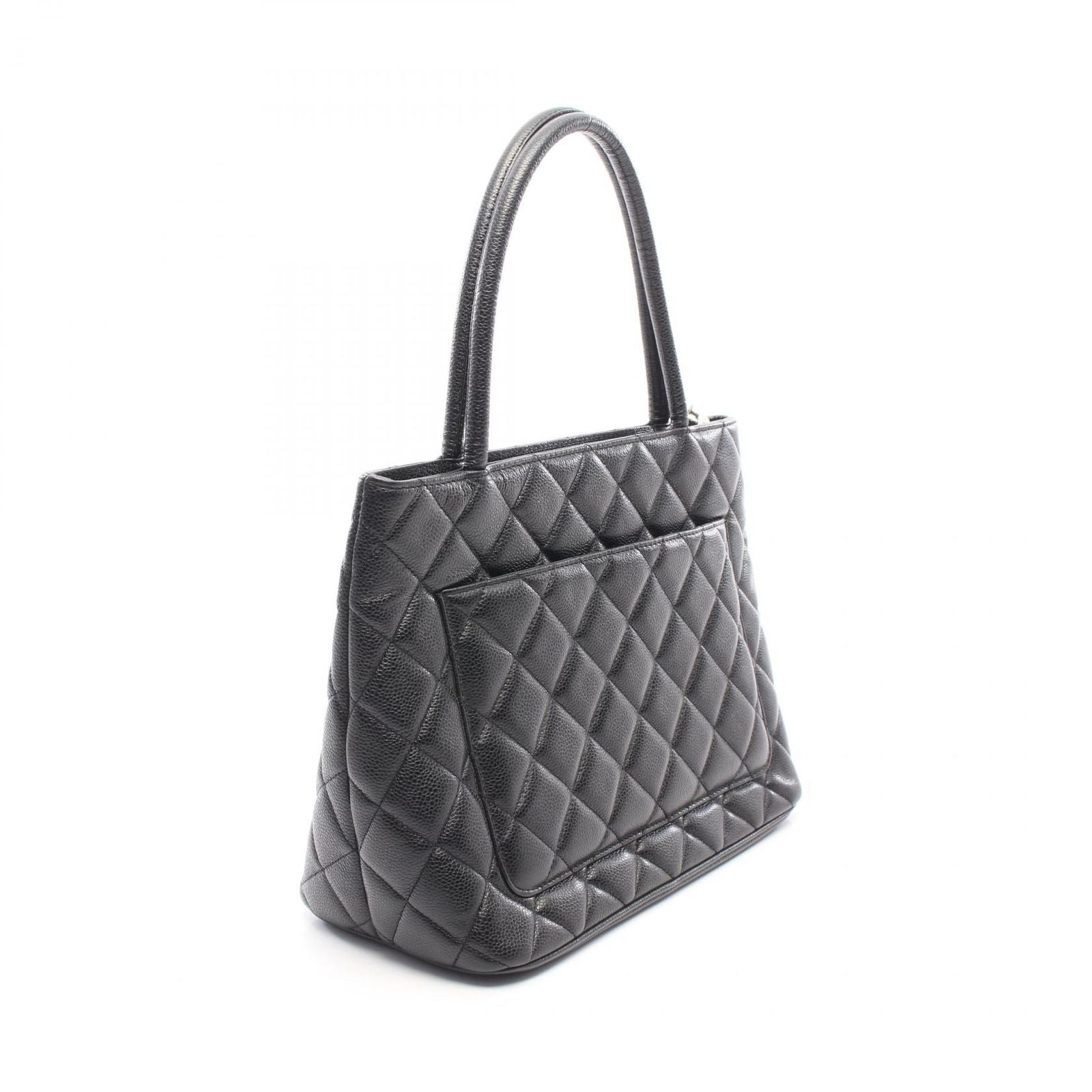 Chanel Tote Reissue Black Caviar Leather — view 2