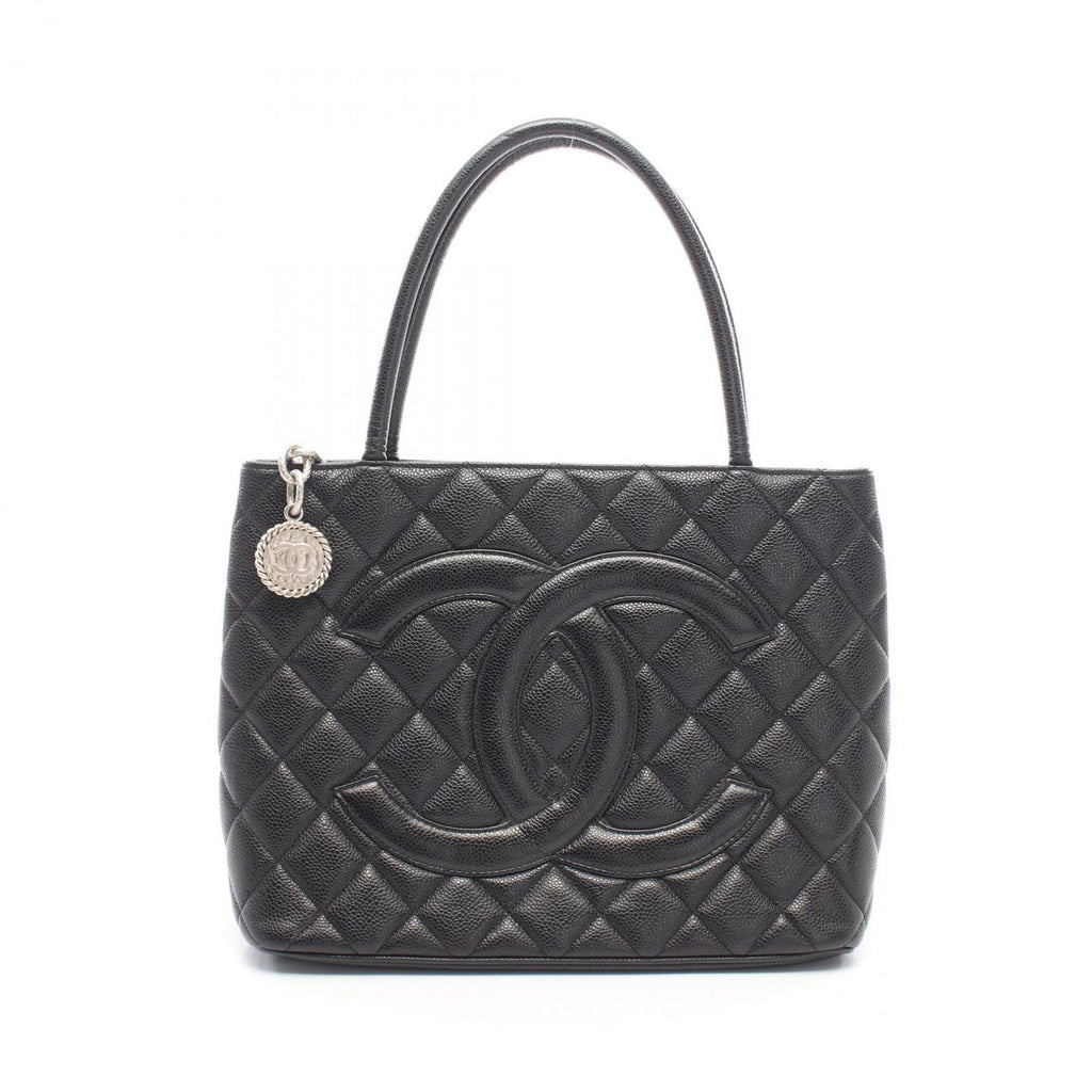 Chanel Tote Reissue Black Caviar Leather