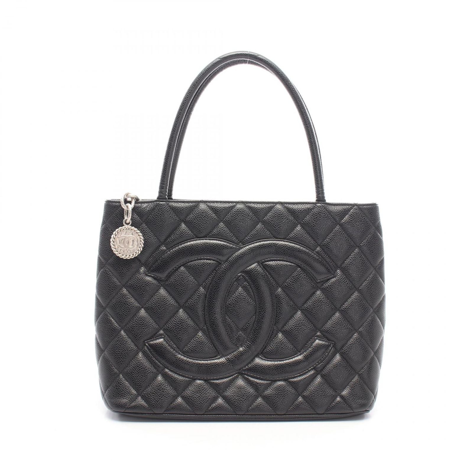 Chanel Tote Reissue Black Caviar Leather