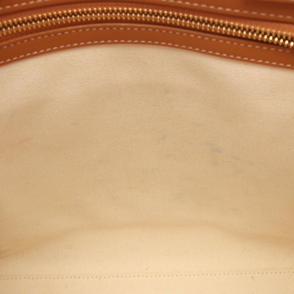 Celine Tote Small Vertical Cover 2-Way Natural Beige Canvas Leather — view 5