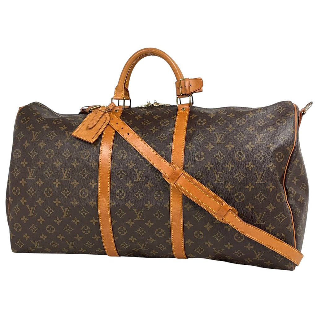 Louis Vuitton Keepall Bandouliere 60 2-Way Shoulder Bag Monogram Brown