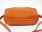 Gucci Micro Guccissima Leather Shoulder Bag Pochette Orange — view 5