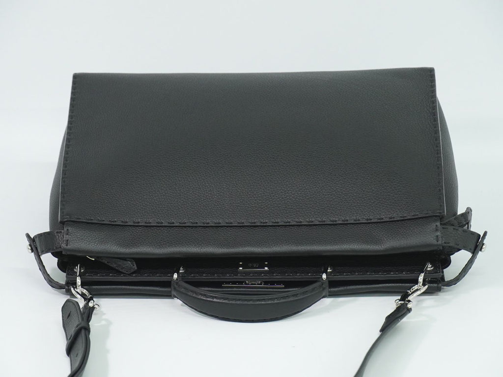 Fendi Peekaboo Selleria Monster Star Eye 2-Way Business Bag Handbag Leather — view 5