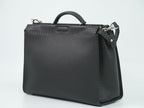 Fendi Peekaboo Selleria Monster Star Eye 2-Way Business Bag Handbag Leather — view 2