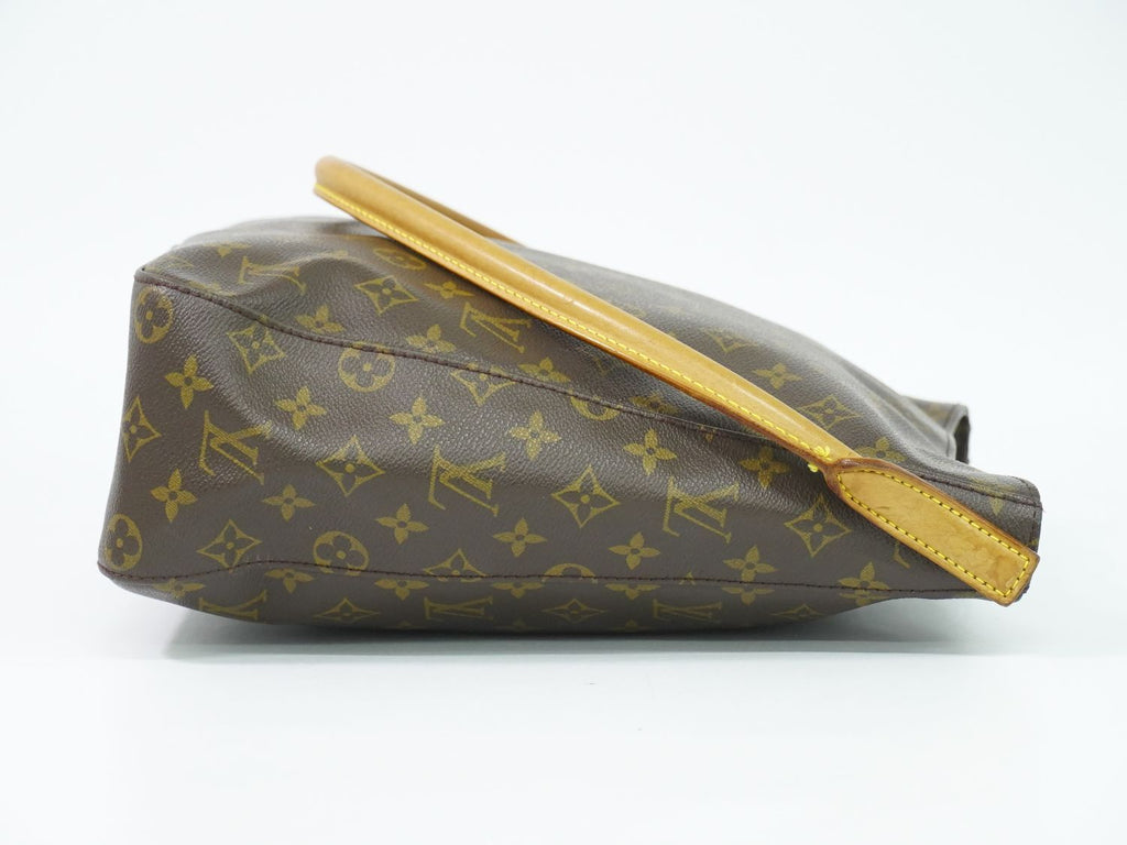 Louis Vuitton LV Looping GM Monogram Shoulder Bag Brown — view 4