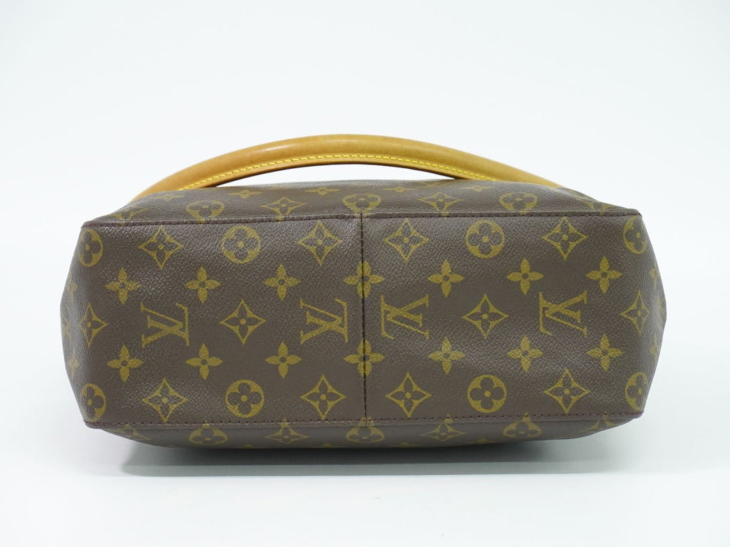Louis Vuitton LV Looping GM Monogram Shoulder Bag Brown — view 3