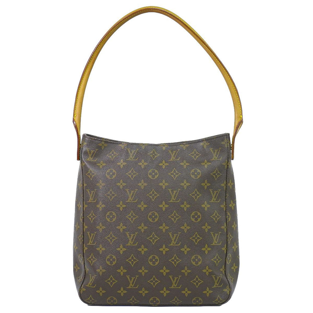 Louis Vuitton LV Looping GM Monogram Shoulder Bag Brown